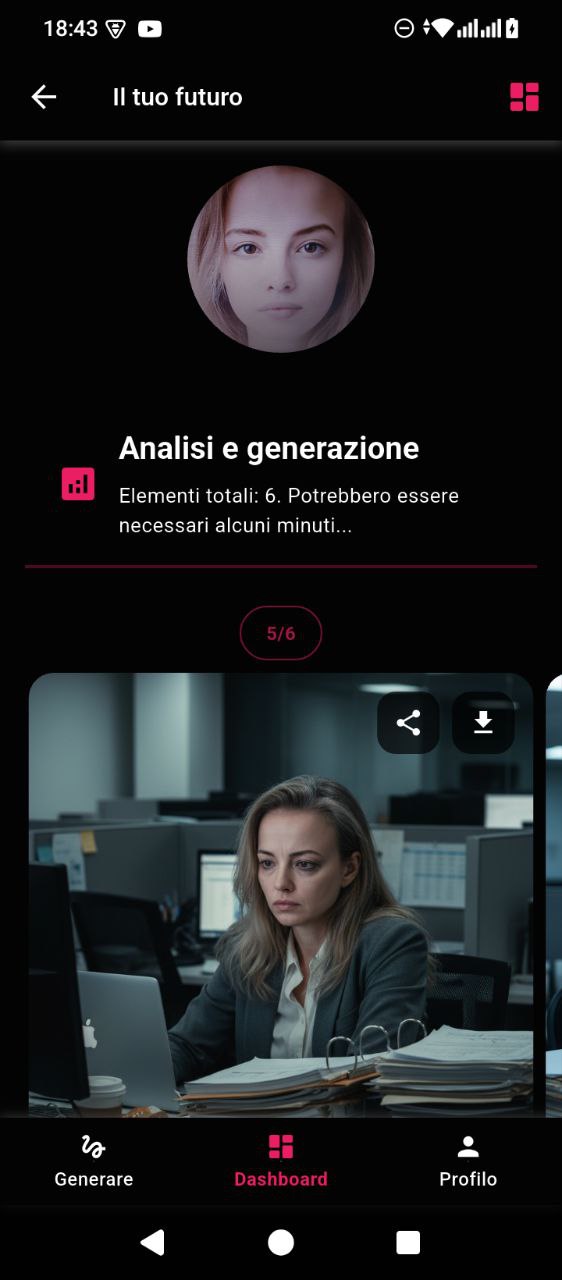 YourFuture app screen 5