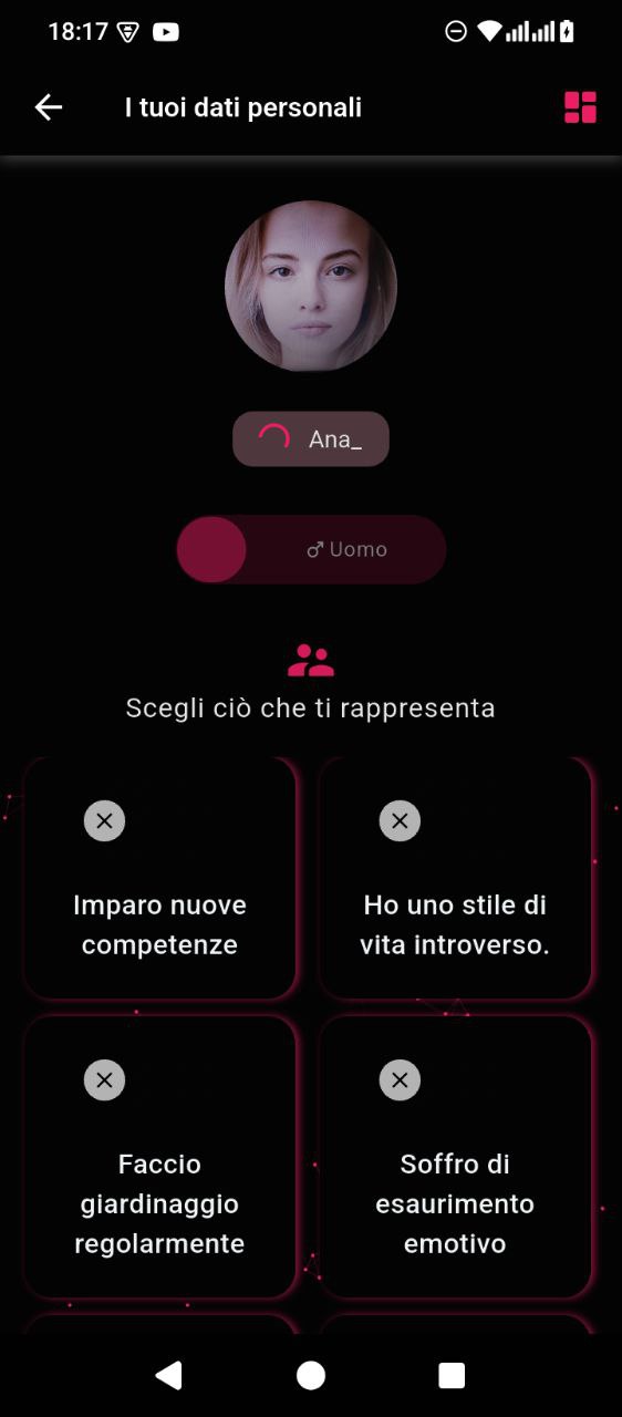 YourFuture app screen 7